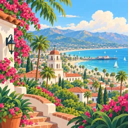 Santa Barbara stamp