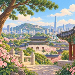 Seoul stamp