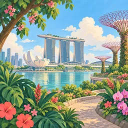 Singapore stamp