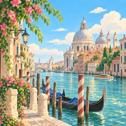 Venice stamp