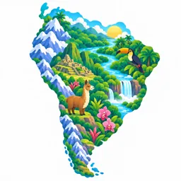 South America stamp