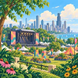 Lollapalooza stamp