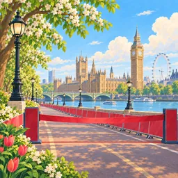 London Marathon stamp