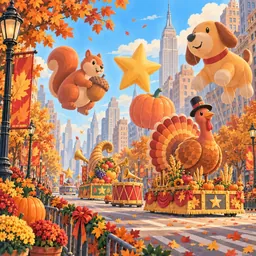 Macy's Thanksgiving Day Parade stamp