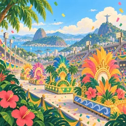 Rio Carnival stamp