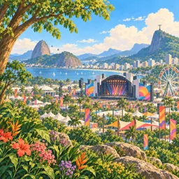Rock in Rio stamp