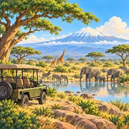 Safari stamp