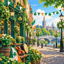 St. Patrick's Day in Ireland stamp