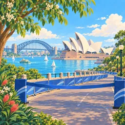 Sydney Marathon stamp