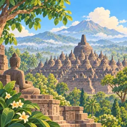 Borobudur stamp