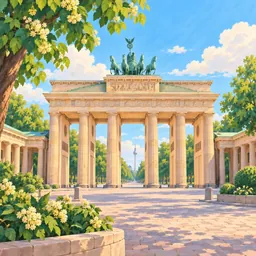 Brandenburg Gate stamp