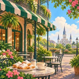 Café du Monde stamp
