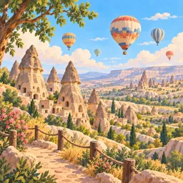 Cappadocia stamp