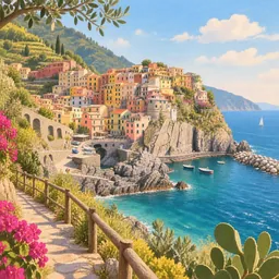 Cinque Terre stamp