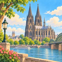 Cologne Cathedral stamp