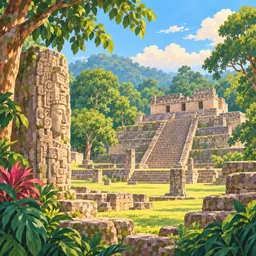 Copán Ruins stamp