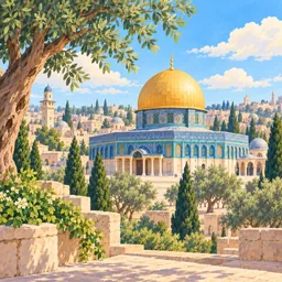 Dome of the Rock stamp