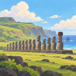 Easter Island stamp