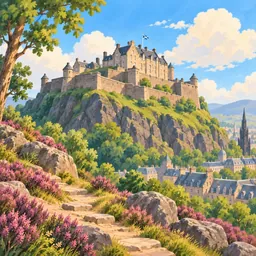 Edinburgh Castle stamp