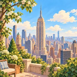 Empire State Building stamp