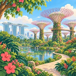 Gardens by the Bay stamp
