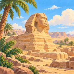 Great Sphinx of Giza stamp