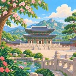 Gyeongbokgung Palace stamp