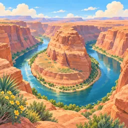 Horseshoe Bend stamp