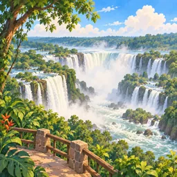 Iguazú Falls stamp