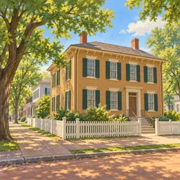 Lincoln Home stamp