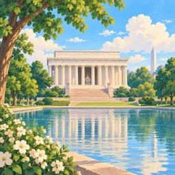 Lincoln Memorial stamp