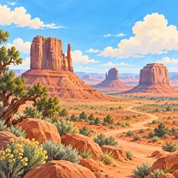 Monument Valley stamp