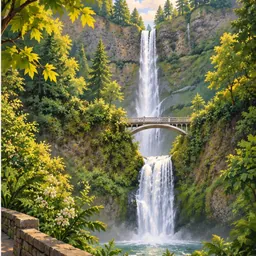 Multnomah Falls stamp