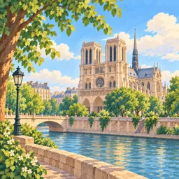 Notre-Dame stamp