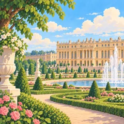 Palace of Versailles stamp