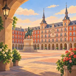 Plaza Mayor stamp