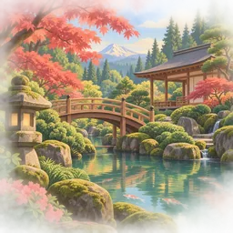 Portland Japanese Garden stamp