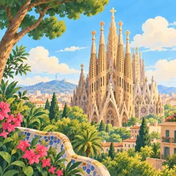 Sagrada Família stamp