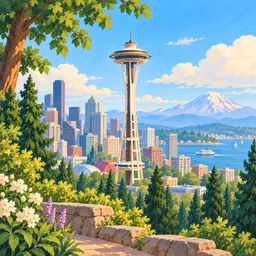 Space Needle stamp