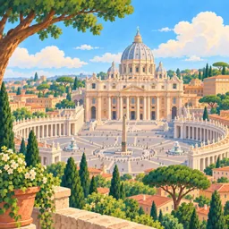 St. Peter's Basilica stamp
