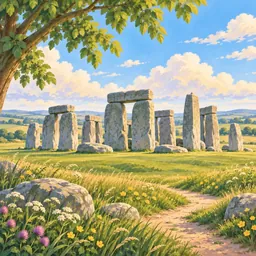 Stonehenge stamp