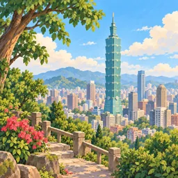 Taipei 101 stamp