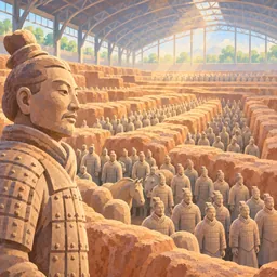 Terracotta Warriors stamp