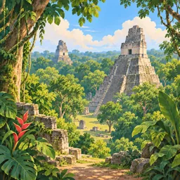 Tikal stamp