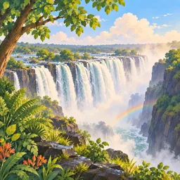 Victoria Falls stamp