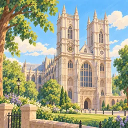 Westminster Abbey stamp