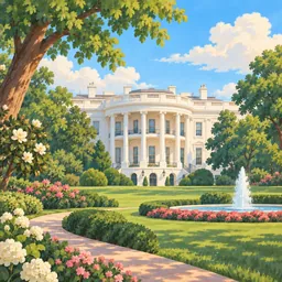 White House stamp