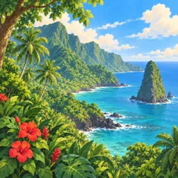National Park of American Samoa stamp