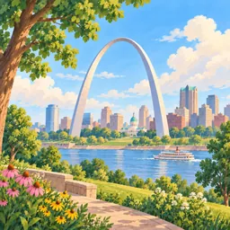 Gateway Arch stamp