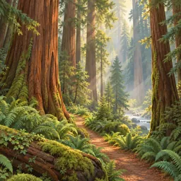 Redwood stamp